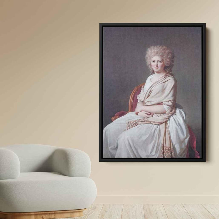 Portrait of Anne Marie Louise Thélusson, Countess of Sorcy by Jacques-Louis David - Canvas Artwork