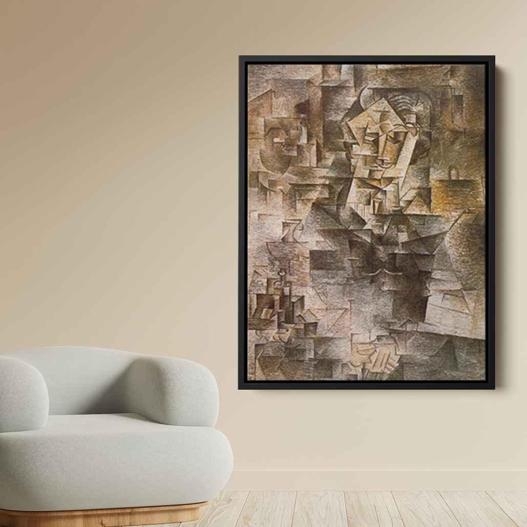 Portrait of Daniel-Henry Kahnweiler (1910) by Pablo Picasso