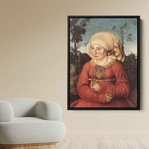 Portrait of Frau Reuss (1514) by Lucas Cranach the Elder - Canvas Artwork