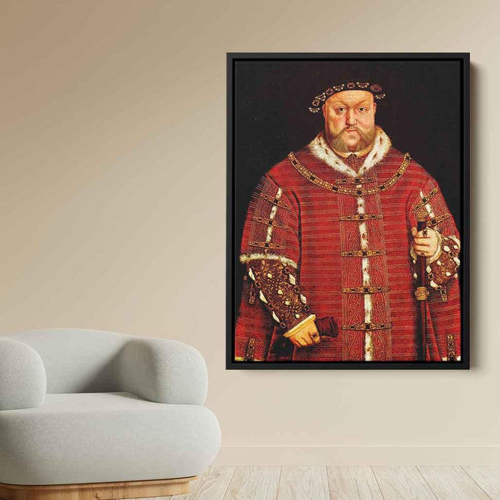 Portrait of Henry VIII (1542) by Hans Holbein the Younger - Canvas Artwork