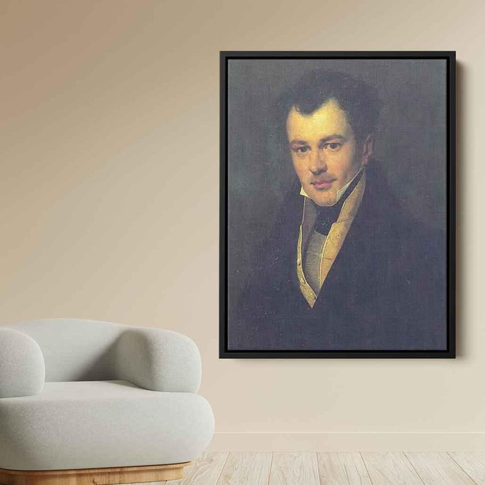 Portrait of M.M.Cherkasov (1827) by Orest Kiprensky - Canvas Artwork