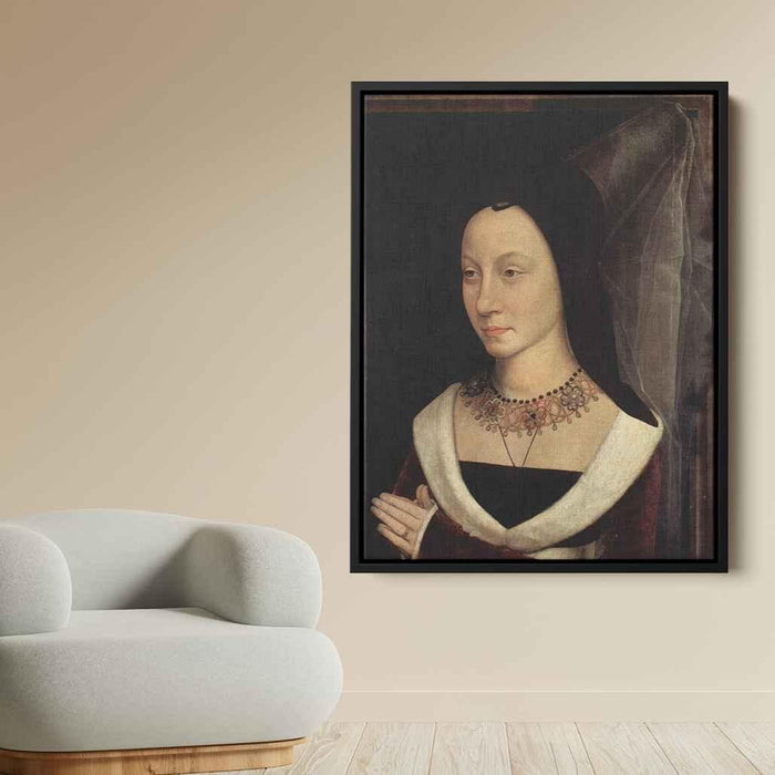 Portrait of Maria Maddalena Portinari (1472) by Hans Memling - Canvas Artwork