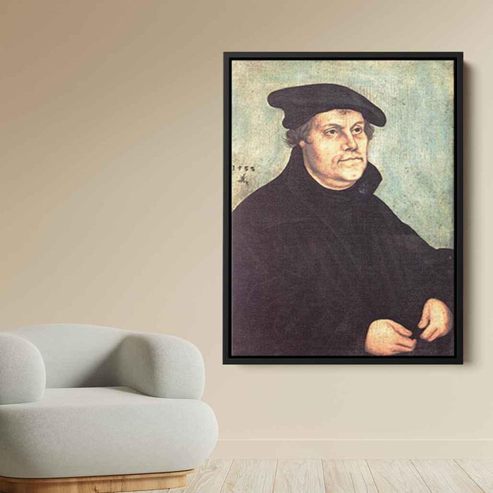 Portrait of Martin Luther (1543) by Lucas Cranach the Elder - Canvas Artwork