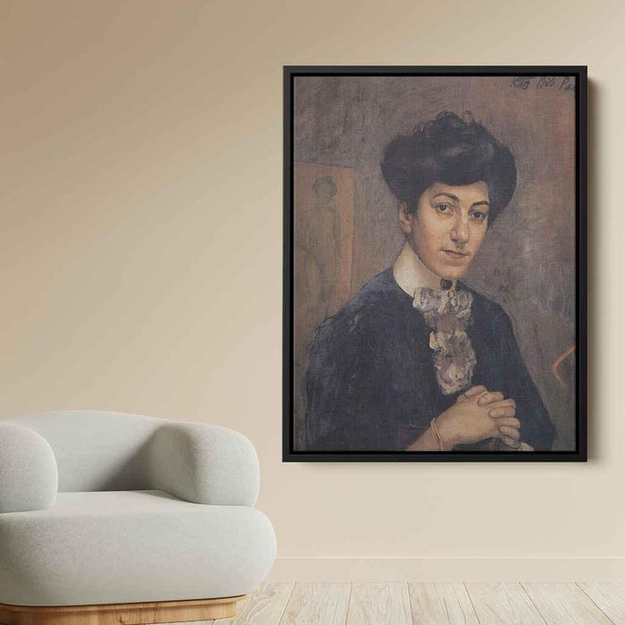 Portrait of the Artist's Wife (1906) by Kuzma Petrov-Vodkin - Canvas Artwork