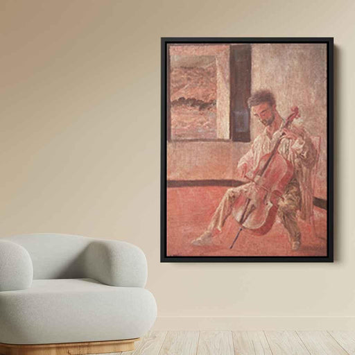 Portrait of the Cellist Ricard Pichot (1920) by Salvador Dali - Canvas Artwork