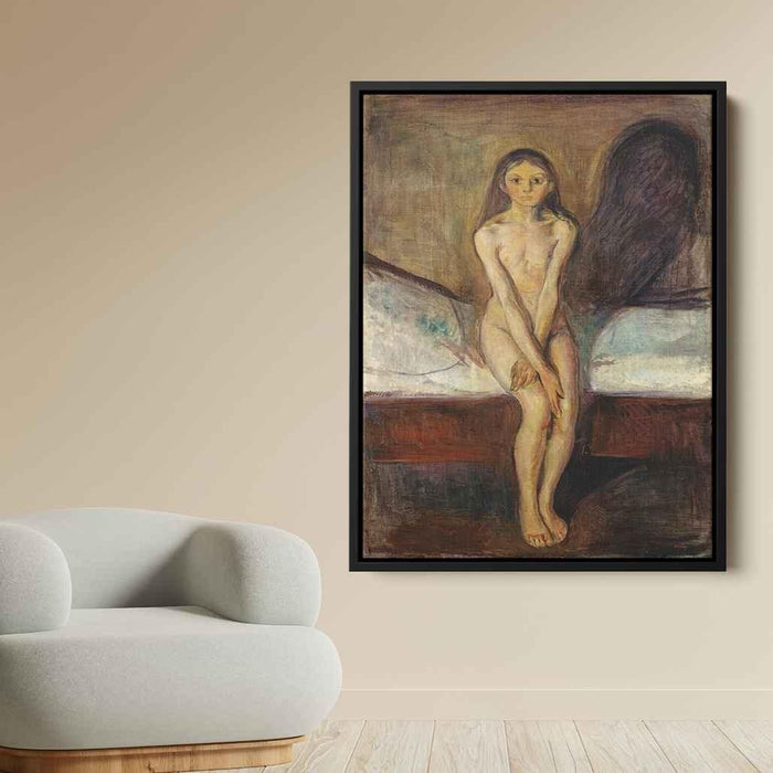 Puberty (1894) by Edvard Munch - Canvas Artwork