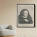 Rembrandt`s Mother in a Black Dress, as Small Upright Print by Rembrandt - Canvas Artwork