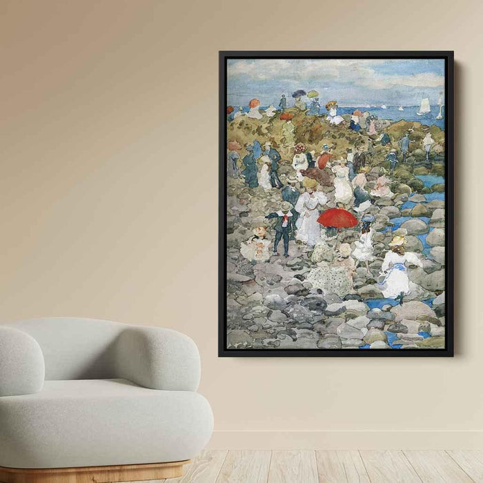 Rocky Shore, Nantasket by Maurice Prendergast - Canvas Artwork