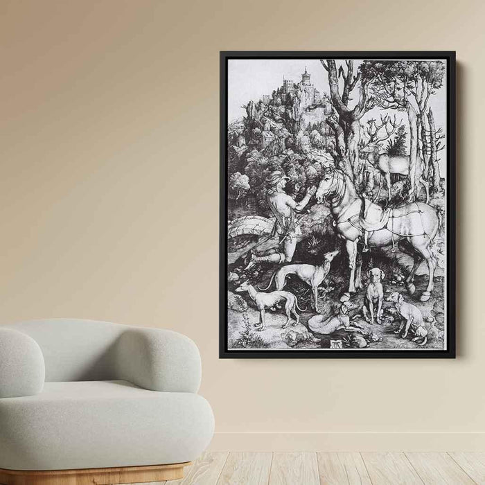 Saint Eustace (1501) by Albrecht Durer - Canvas Artwork