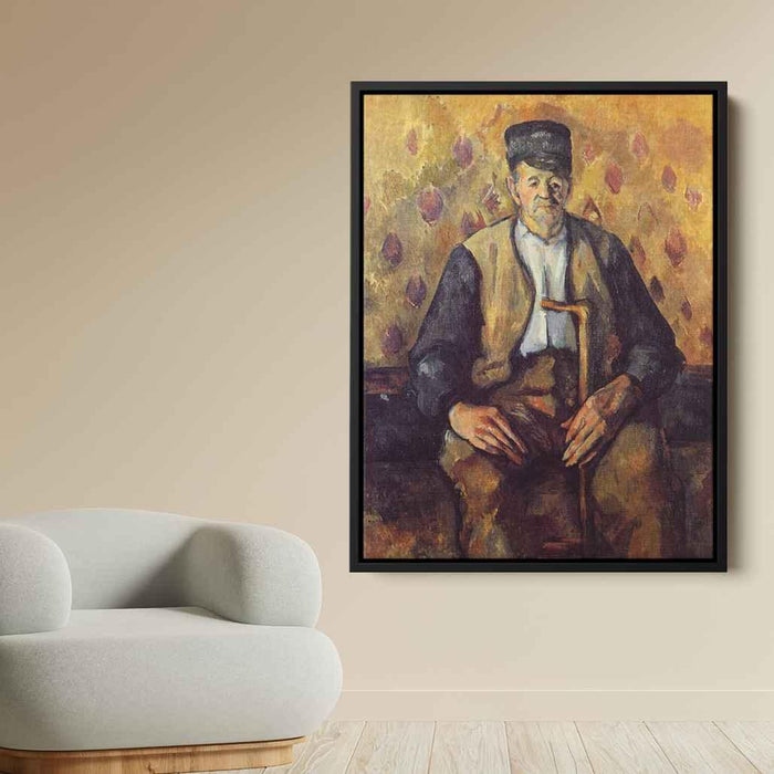 Seated Peasant (1904) by Paul Cezanne - Canvas Artwork