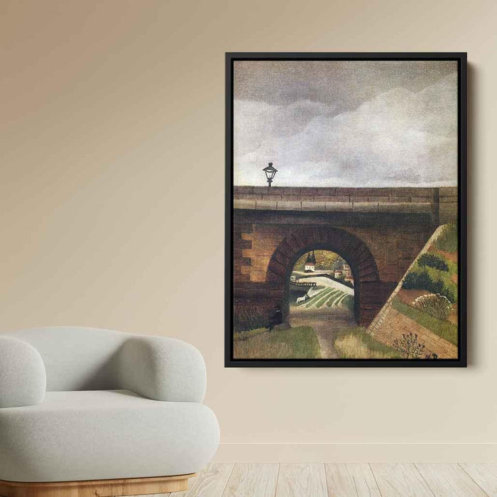 Sevres Bridge (1895) by Henri Rousseau - Canvas Artwork