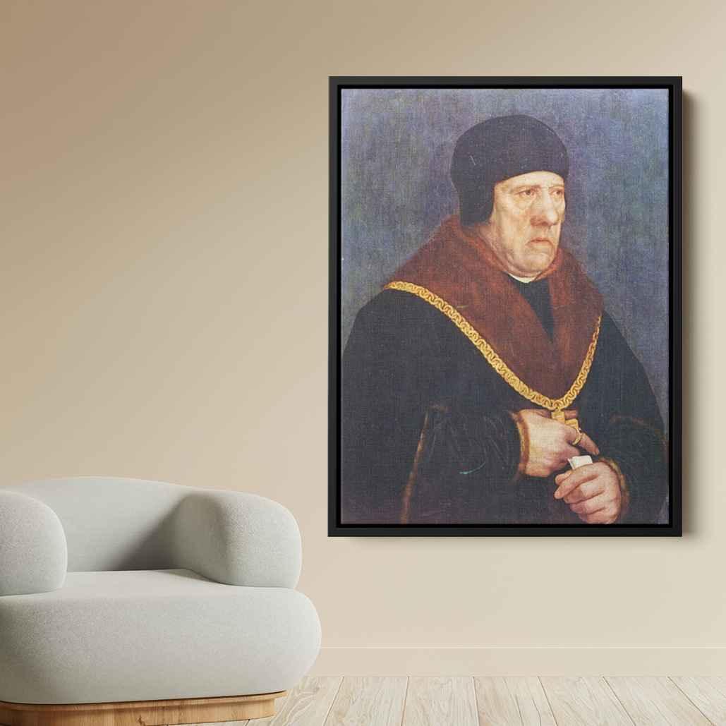 Sir Henry Wyatt (1537) by Hans Holbein the Younger - Canvas Artwork ...
