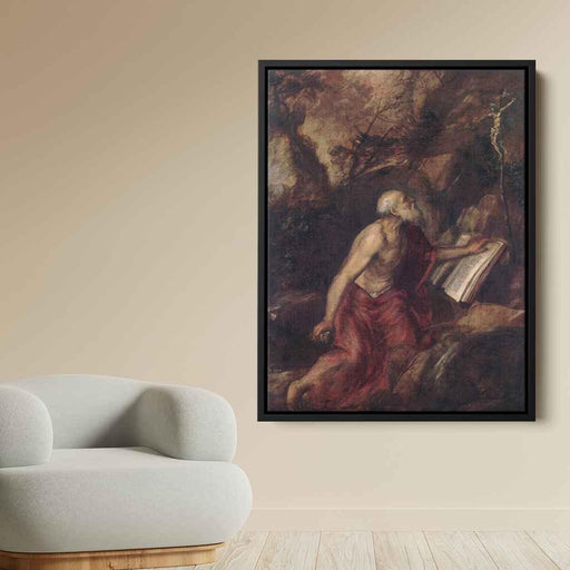 St Jerome (1575) by Titian - Canvas Artwork