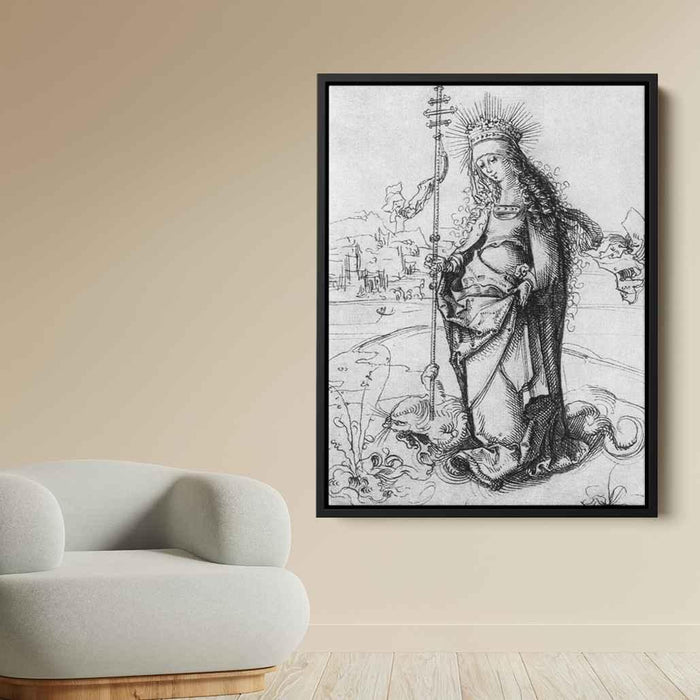 St. Margaret (1499) by Albrecht Durer - Canvas Artwork