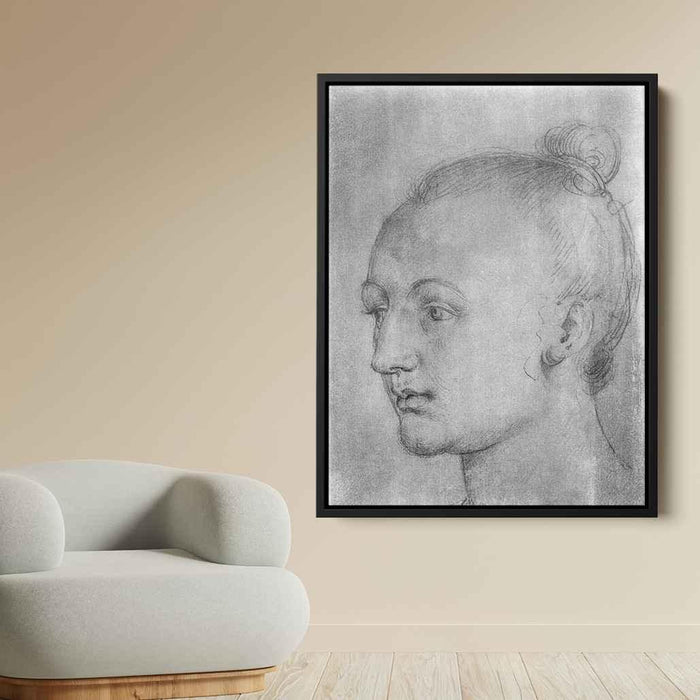 Studies on a great picture of Mary" Head of a Young Girl" by Albrecht Durer - Canvas Artwork