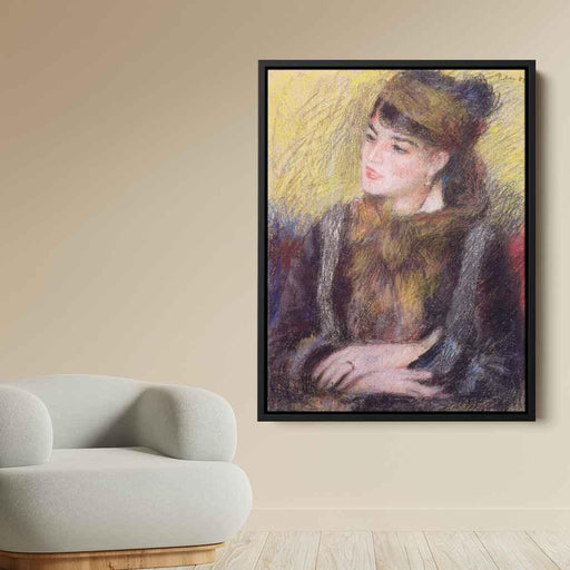 Study of a Woman by Pierre-Auguste Renoir - Canvas Artwork