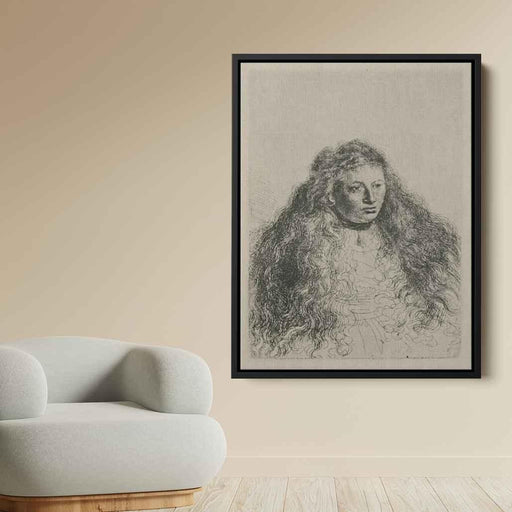 Study of Jewish Bride by Rembrandt - Canvas Artwork