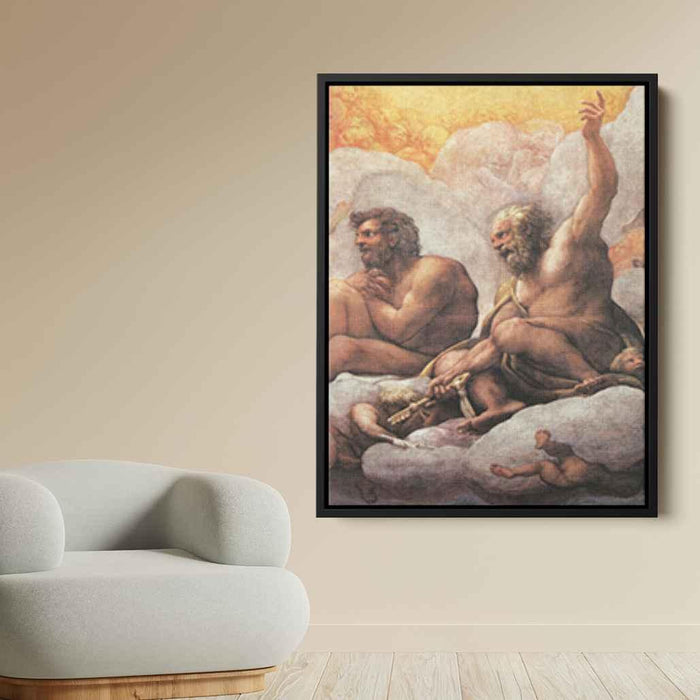 The Apostles Peter and Paul (1524) by Correggio - Canvas Artwork