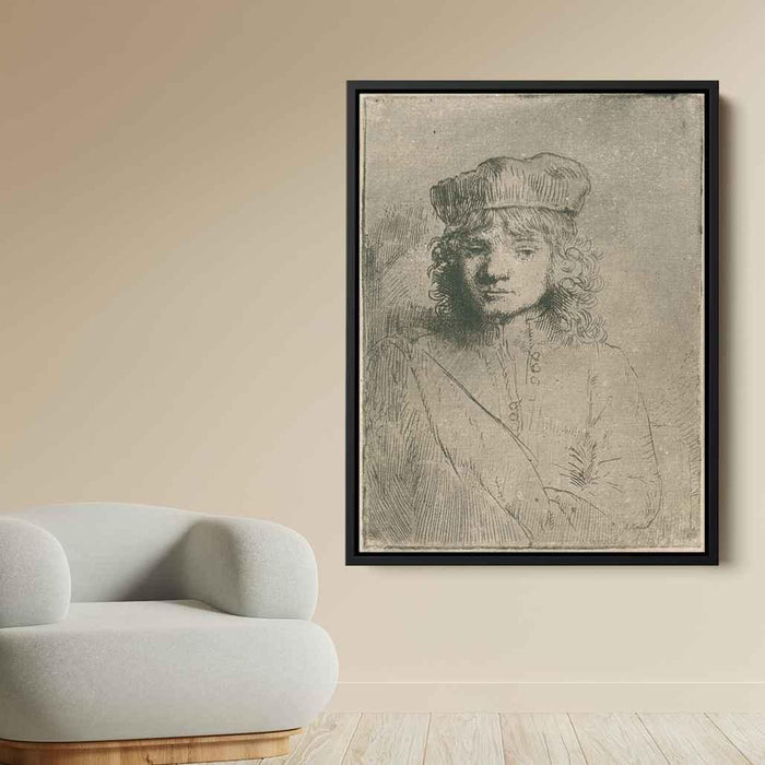 The artist`s son Titus (1656) by Rembrandt - Canvas Artwork