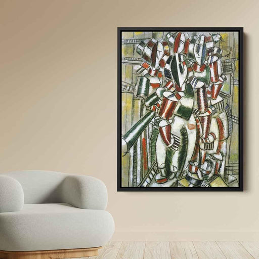 The Balcony (1914) by Fernand Leger - Canvas Artwork