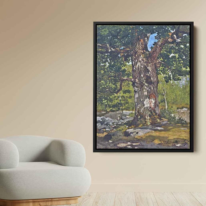 The Bodmer Oak (1865) by Claude Monet - Canvas Artwork