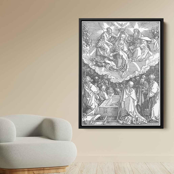 The Coronation of the Virgin (1510) by Albrecht Durer - Canvas Artwork