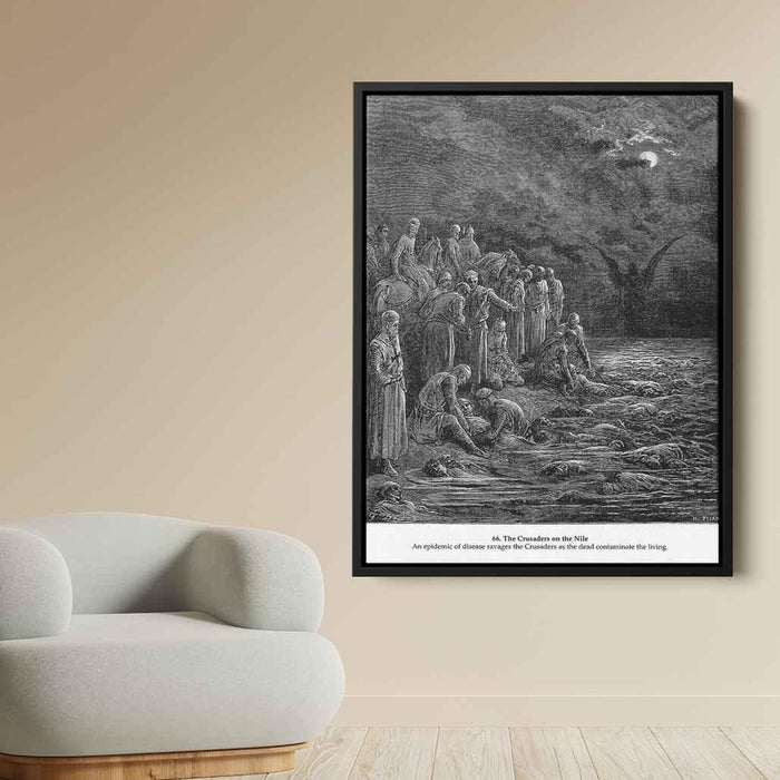 The Crusaders on the Nile by Gustave Dore - Canvas Artwork