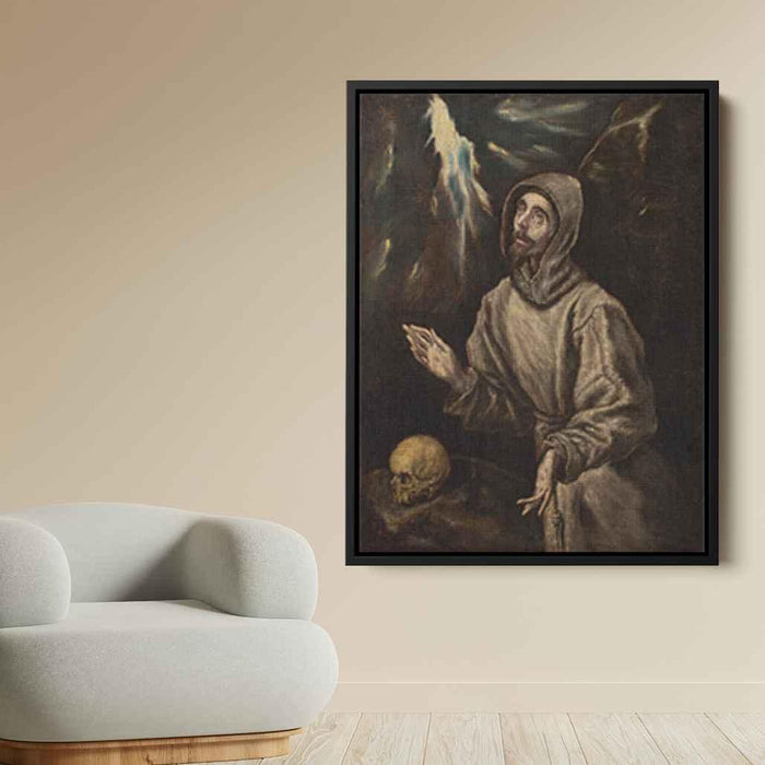 The Ecstasy of St. Francis of Assisi (1600) by El Greco - Canvas Artwork