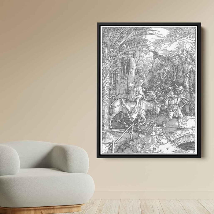 The Flight into Egypt (1511) by Albrecht Durer - Canvas Artwork