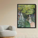 The Garden, Hollyhocks by Claude Monet - Canvas Artwork