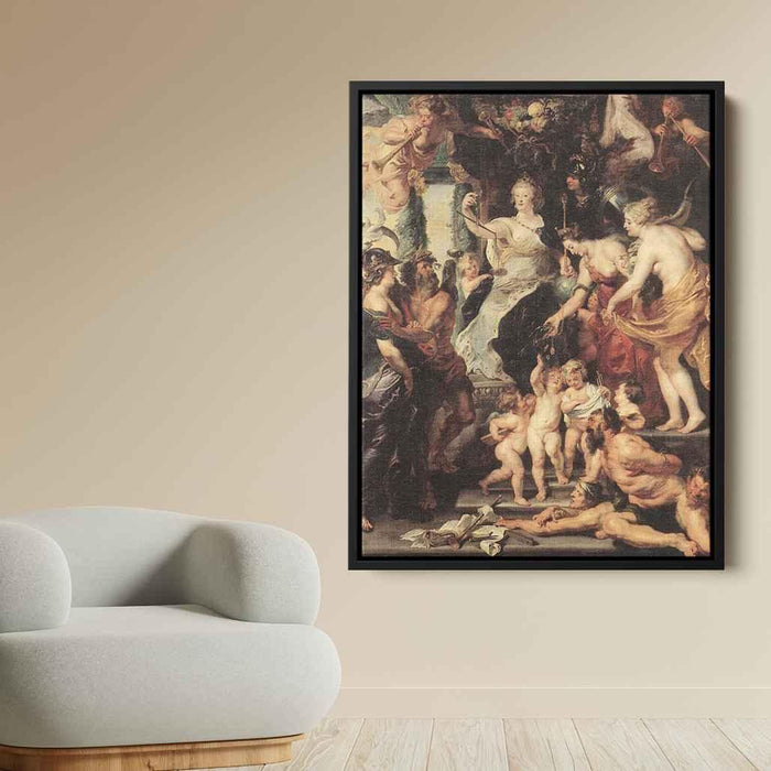 The Happiness of the Regency (1625) by Peter Paul Rubens - Canvas Artwork