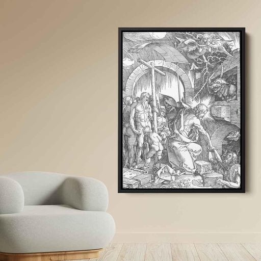 The Harrowing of Hell or Christ in Limbo, from The Large Passion by Albrecht Durer - Canvas Artwork