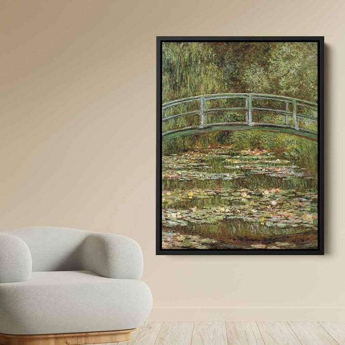 The Japanese Bridge (1899) by Claude Monet - Canvas Artwork