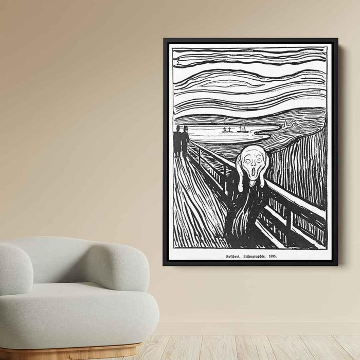 The Scream (1895) by Edvard Munch - Canvas Artwork