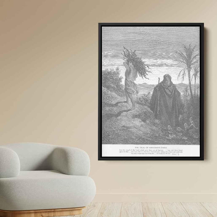 The Testing of Abraham's Faith by Gustave Dore - Canvas Artwork