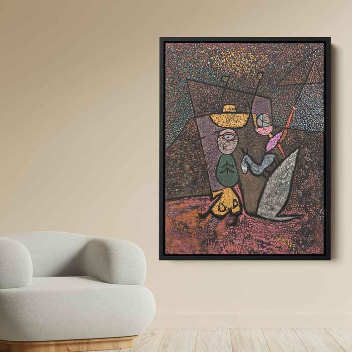 The Travelling Circus (1940) by Paul Klee - Canvas Artwork