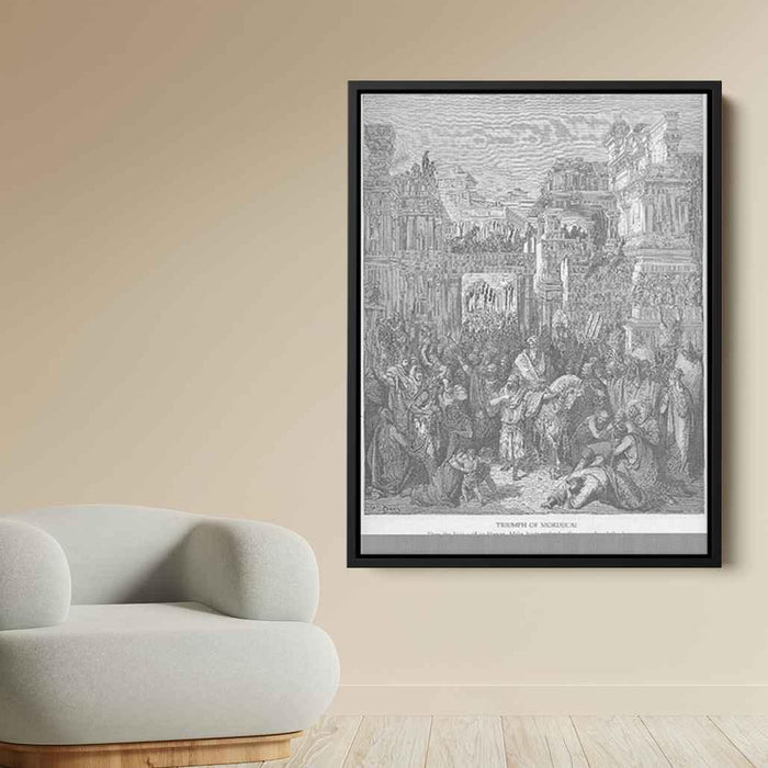 The Triumph of Mordecai by Gustave Dore - Canvas Artwork