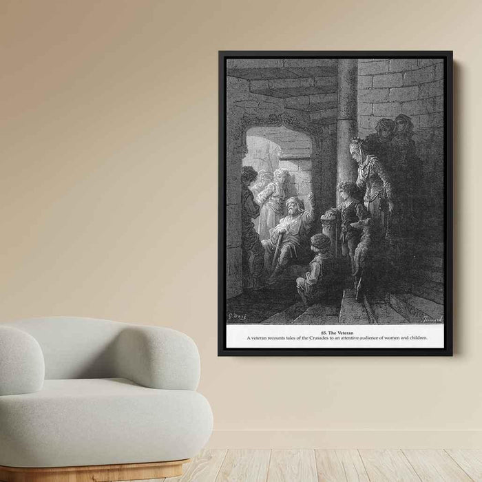 The Veteran by Gustave Dore - Canvas Artwork