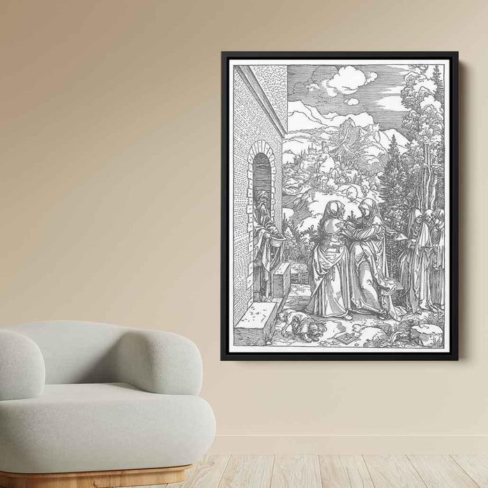 The Visitation (1503) by Albrecht Durer - Canvas Artwork