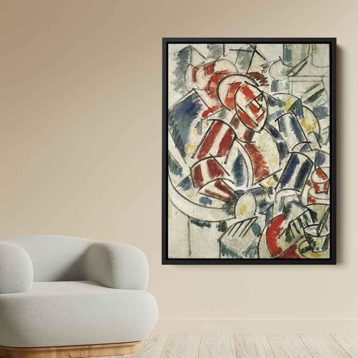 The Woman with the armchair (1913) by Fernand Leger - Canvas Artwork