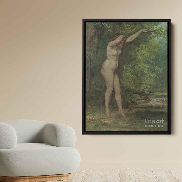 The Young Bather (1866) by Gustave Courbet - Canvas Artwork