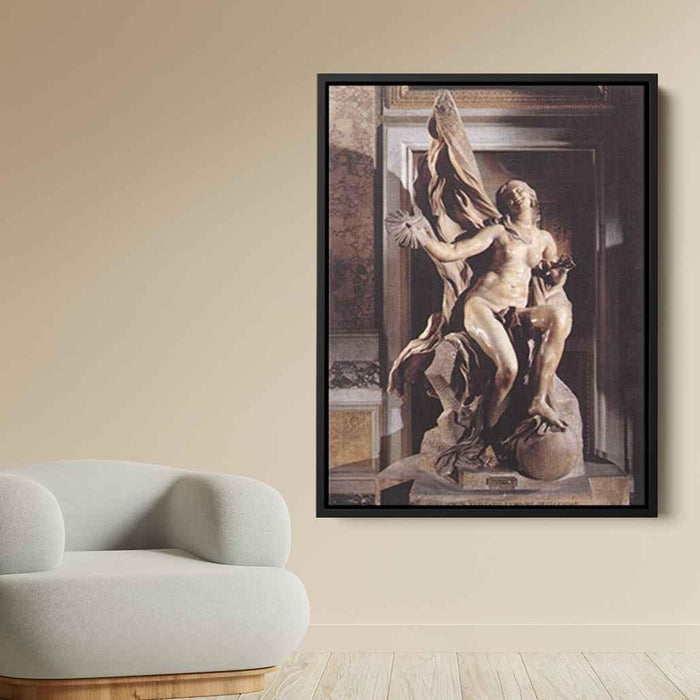 Truth Unveiled by Time (1652) by Gian Lorenzo Bernini - Canvas Artwork