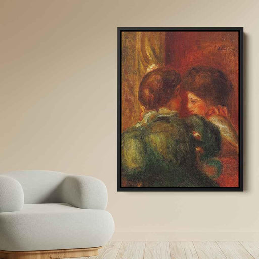 Two Women s Heads (The Loge) (1903) by Pierre-Auguste Renoir - Canvas Artwork