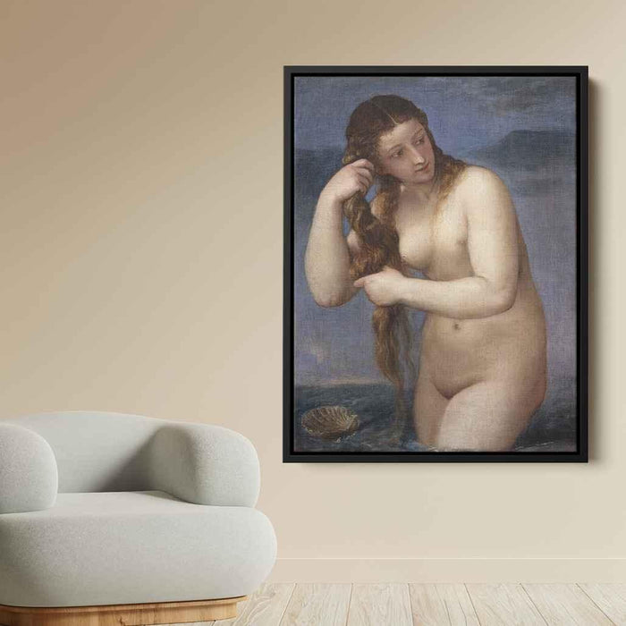 Venus Anadyomene (1520) by Titian - Canvas Artwork