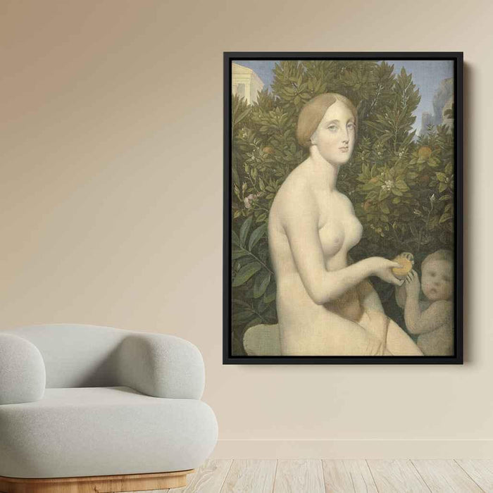 Venus at Paphos by Jean Auguste Dominique Ingres - Canvas Artwork