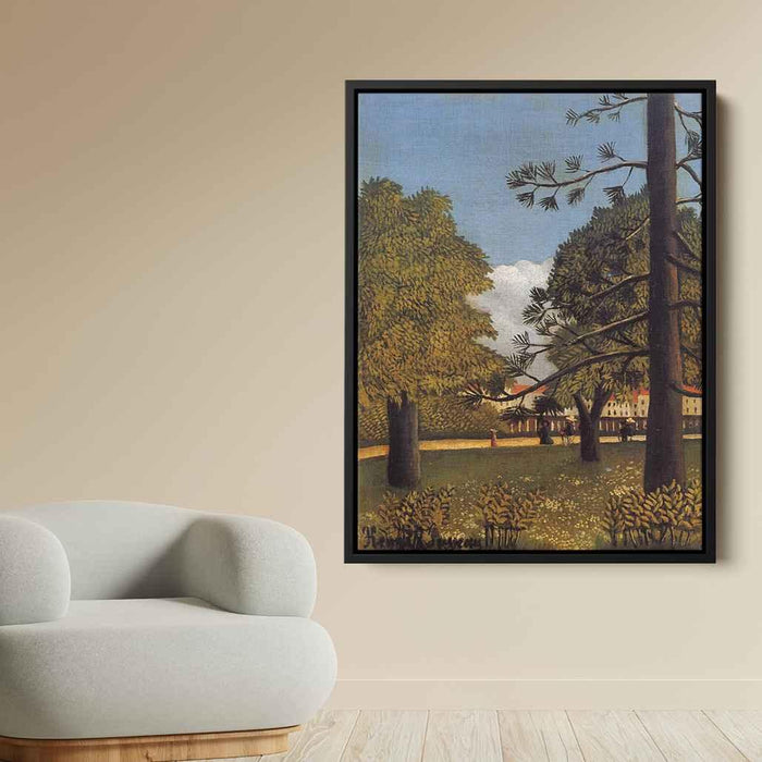 View of Parc de Montsouris (1895) by Henri Rousseau - Canvas Artwork