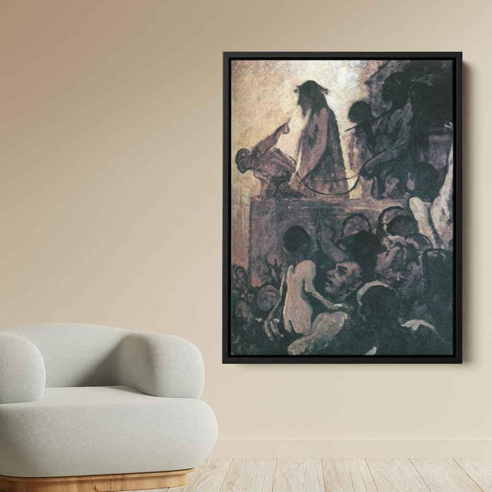 We want Barabbas (Ecce Homo) (1852) by Honore Daumier - Canvas Artwork