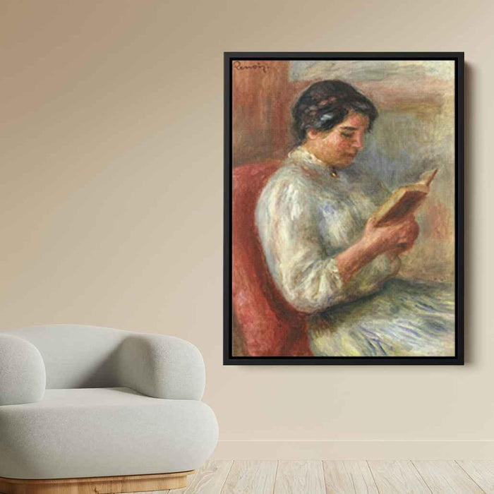 Woman Reading (1906) by Pierre-Auguste Renoir - Canvas Artwork