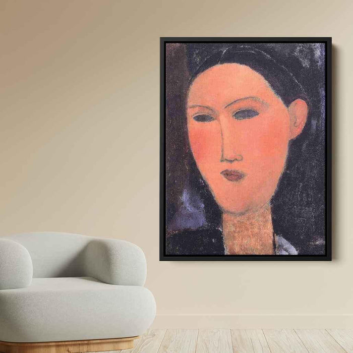 Woman's Head (1915) by Amedeo Modigliani - Canvas Artwork