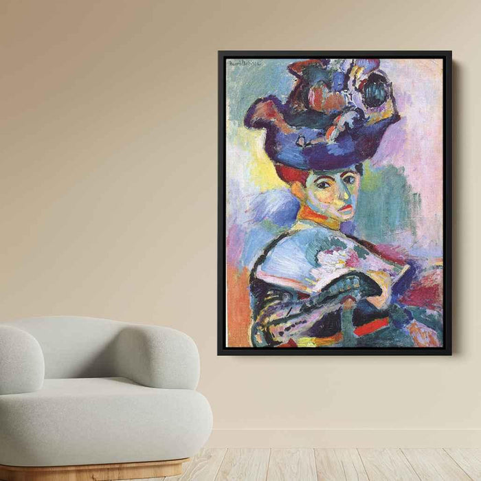 Woman with a Hat (1905) by Henri Matisse - Canvas Artwork